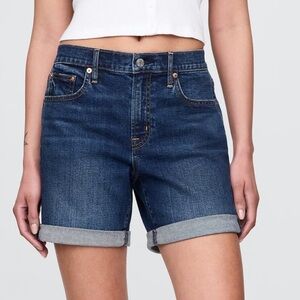 GAP Women's Dark Blue Jean Shorts